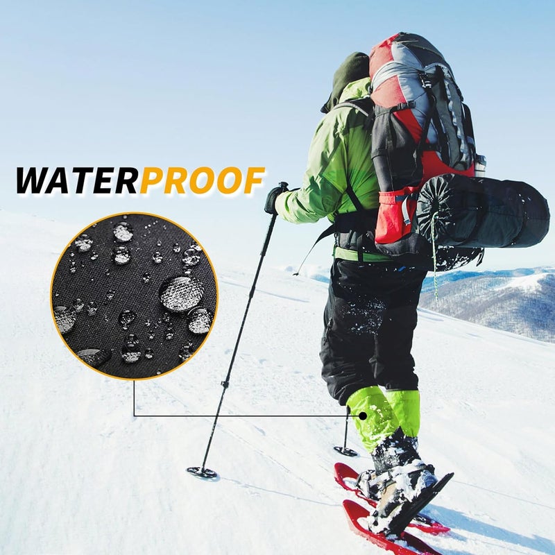 HIGH EXPERIENCE Store Leg Gaiters 100% Waterproof Adjustable Shoe Snow Boot Guard Gators for Hiking Shoe Cover Hunting Snowshoeing Climbing Walking for Women Men - Image 5